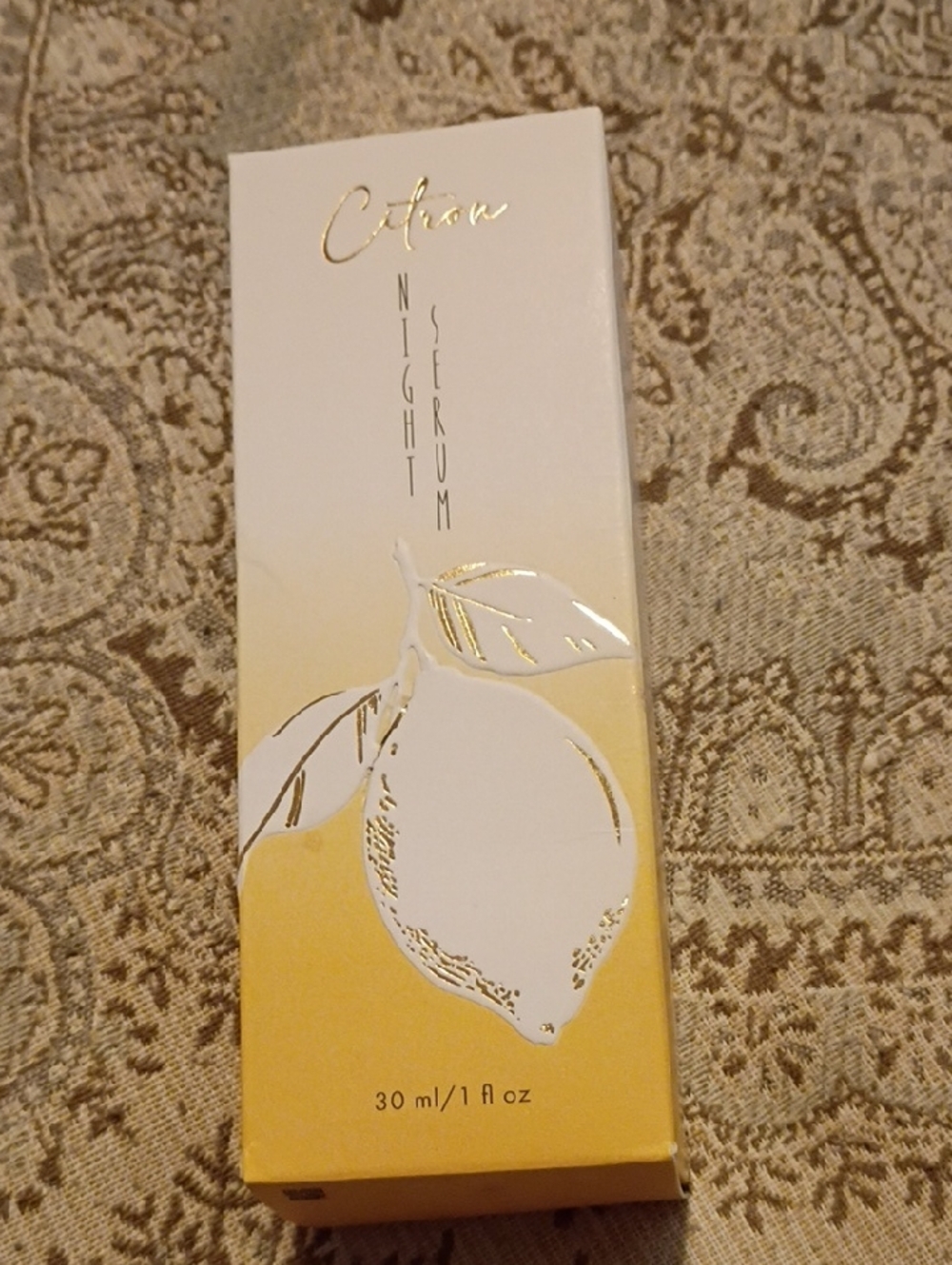 Citron Night Serum - 1 Fl Oz. All Natural, From Israel